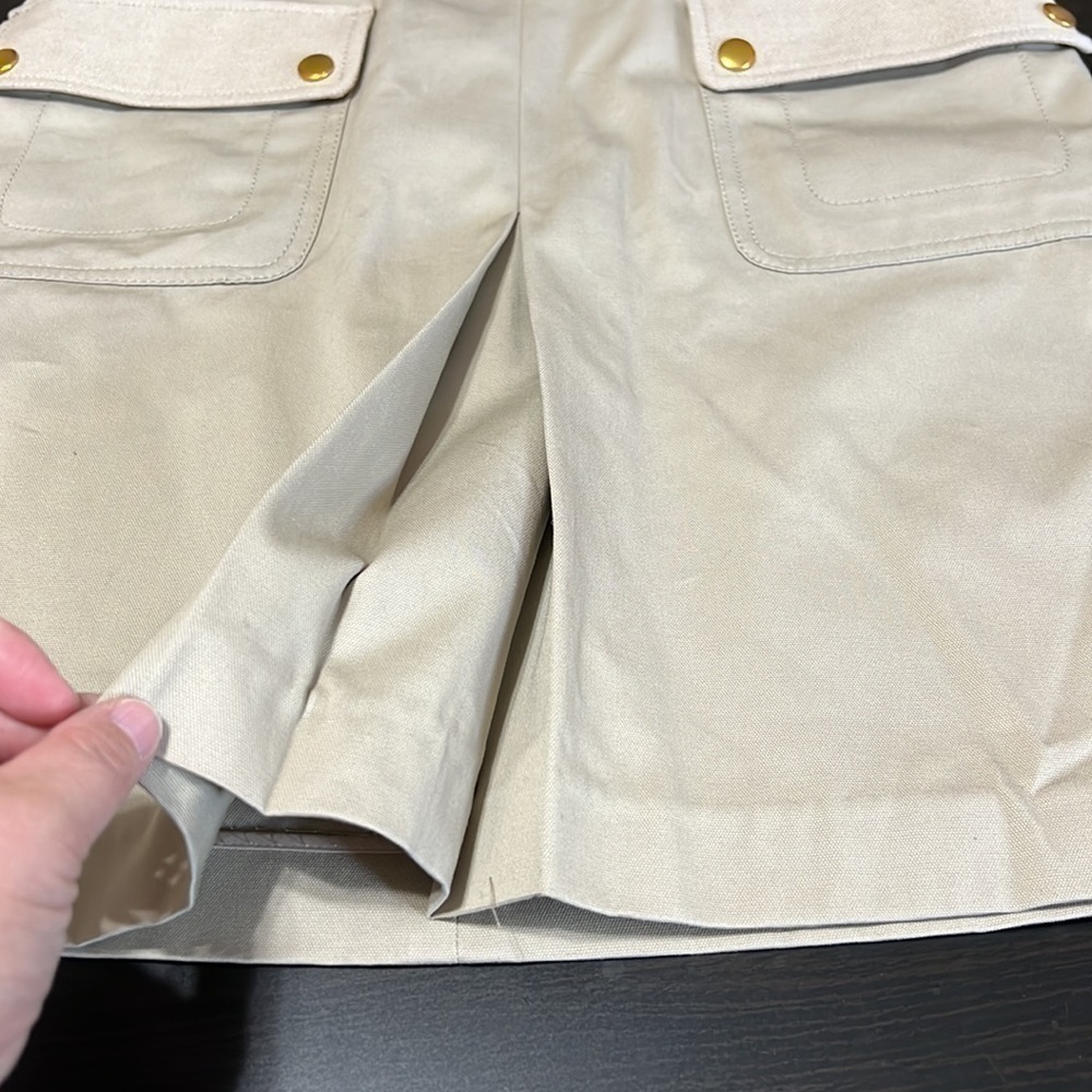 Tory Burch leather waist utility joss skirt - Picture 5 of 11